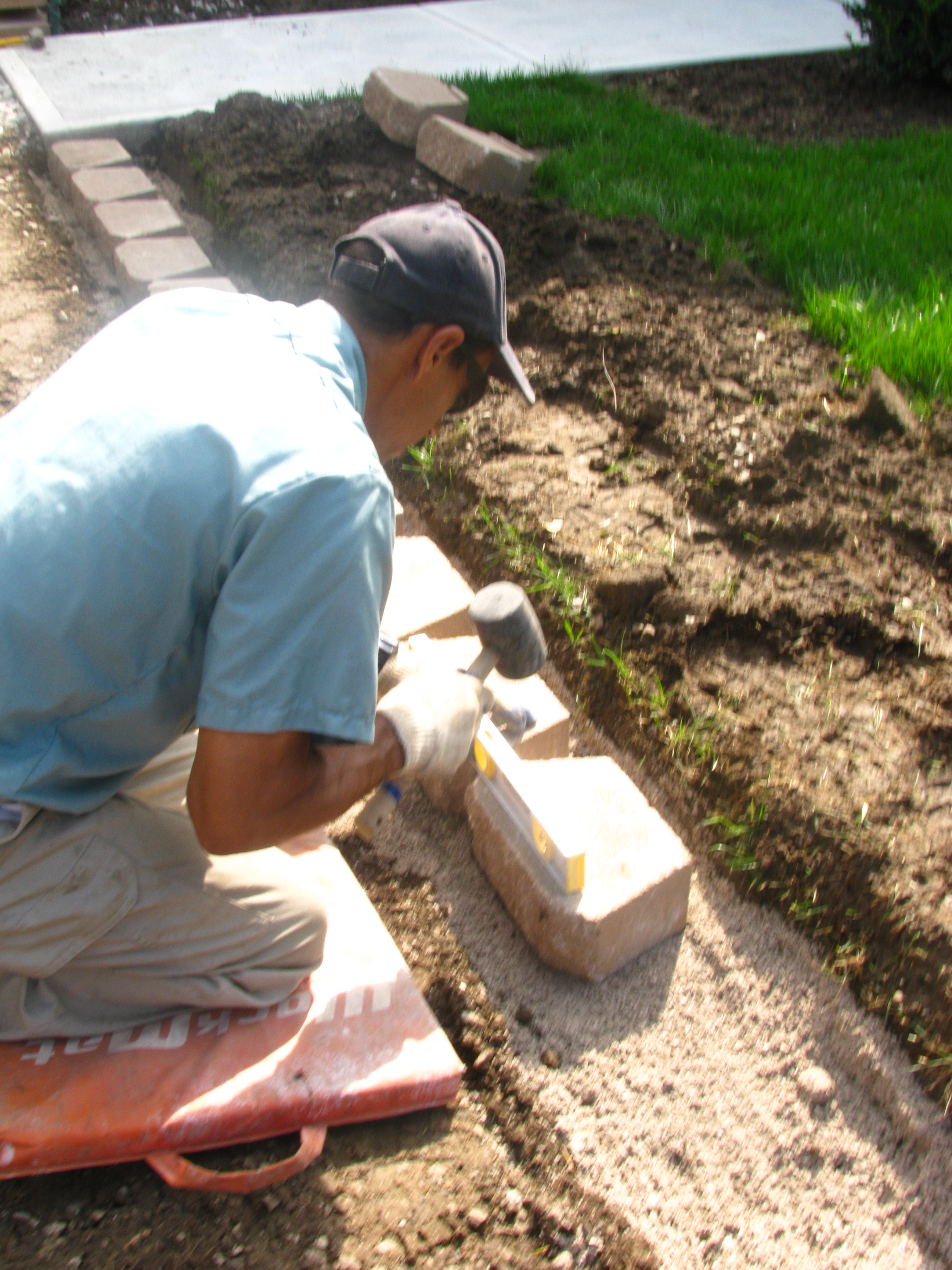 Retaining Wall Installation